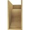 Ekena Millwork 12"W x 24"D x 24"H Classic Van Buren Rough Cedar Woodgrain TimberThane Corbel, Primed Tan CORUR12X24X24VANRCPR - alternate 3